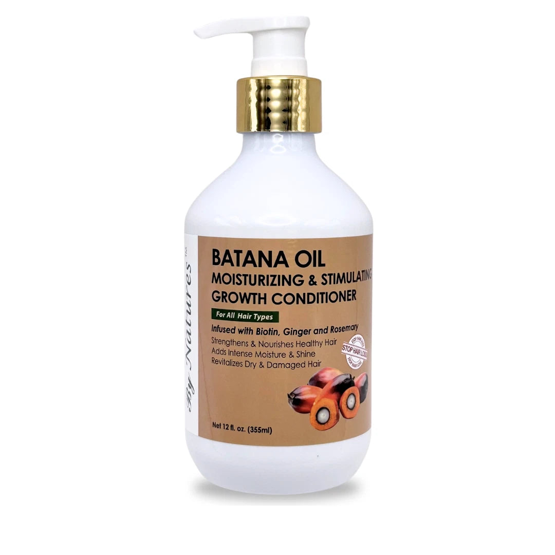 By Natures batana oil growth conditioner. 12 oz