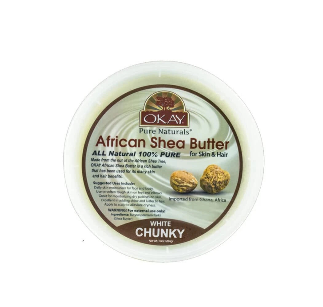 Ok African Shea Butter white CHUNKY