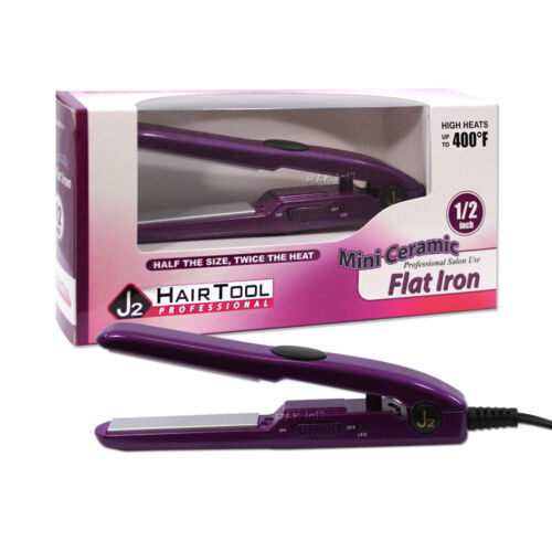 J2 Mini Ceramic Hair Straightening Iron 1/2"