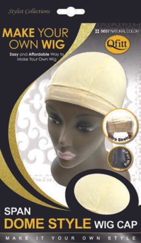 Qfitt Make Your Own Wig Span Dome Style Wig Cap #5037-Natural Color