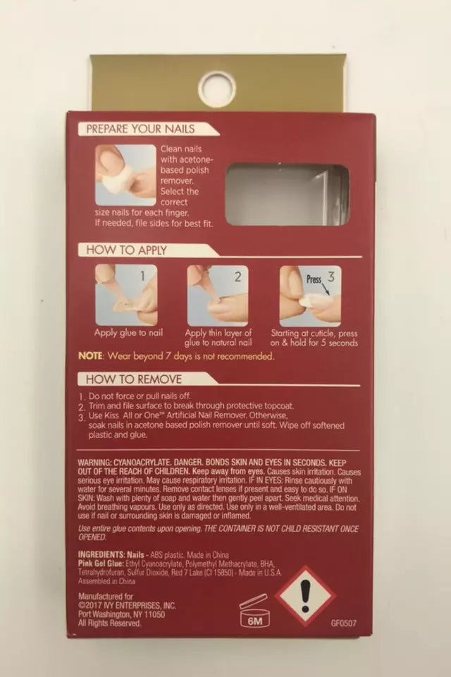 Gold Finger Nails GF86