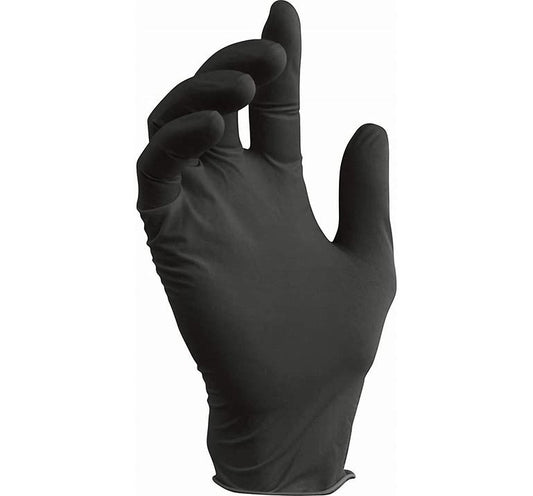 Semperguard Powder Free Black Vinyl Gloves