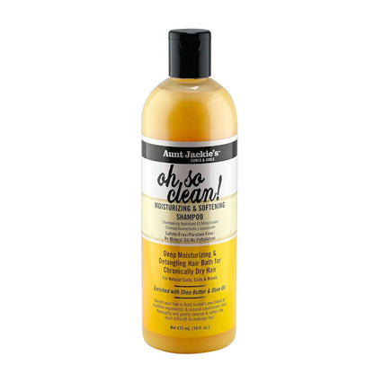 Aunt Jackie's  Oh so clean moisturizing & softening Shampoo. 12 oz
