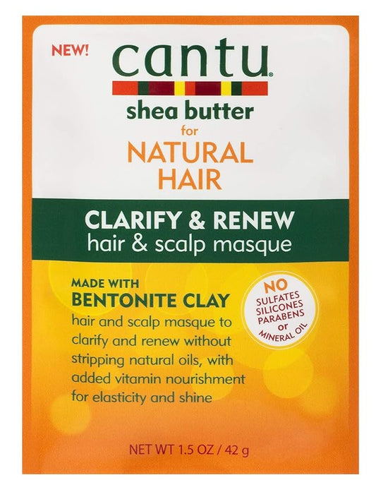 Cantu Clarify And Renew Masque. With bentonite clay