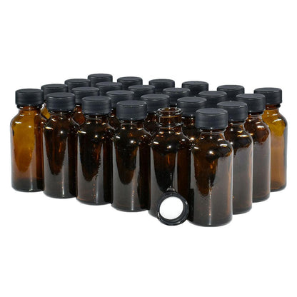1 oz. Amber Boston Round with Black Cap (20/400) (V5) (V6)