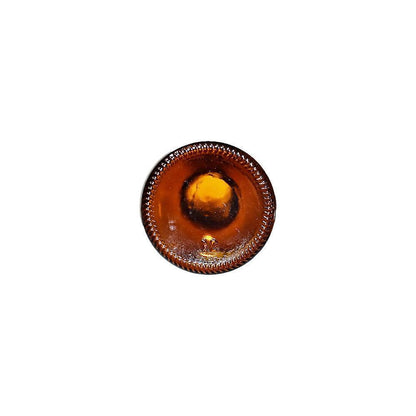 1 oz. Amber Boston Round with Black Fine-Mist Sprayer (Smooth) (.16 ml Per Spray) (20/400) (V7) (V20)