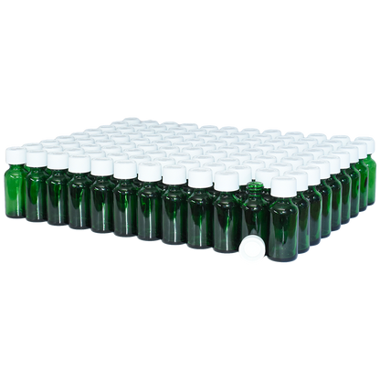 1 oz. Green Boston Round with White Child-Resistant Cap (20/400) (V23) (V6)