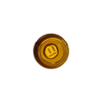2 oz. Amber Boston Round with Black Cone Cap (20/400) (V4) (V20)