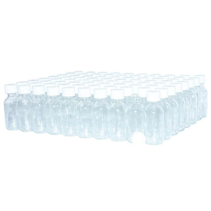 2 oz. Clear Boston Round with White Child-Resistant Cap (20/400) (V8) (V1)