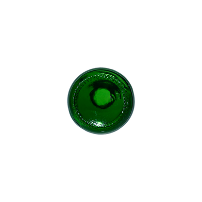2 oz. Green Boston Round with Black Graduated Glass Dropper (20/400) (V23) (V20)