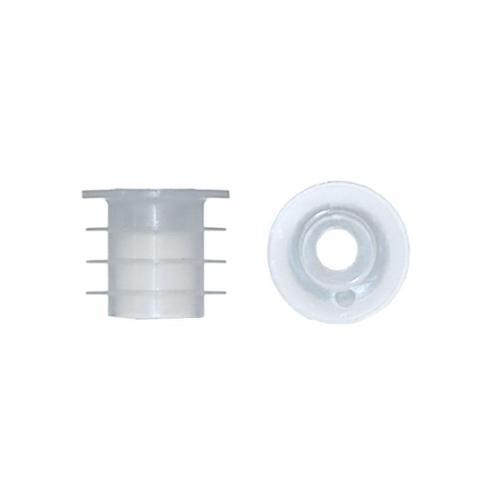 2 oz. Amber Boston Round with Reducer and White Child-Resistant Cap (20/400) (V23) (V1)