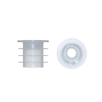 2 oz. Amber Boston Round with Reducer and White Child-Resistant Cap (20/400) (V23) (V1)