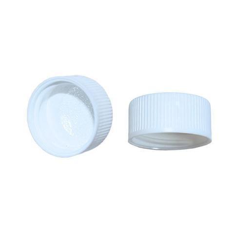 2 oz. Clear Boston Round with White Cap (20/400) (V23) (V1)
