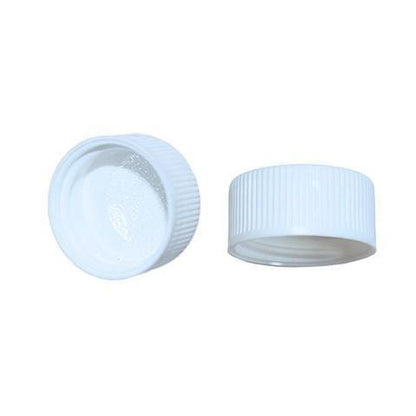 2 oz. Clear Boston Round with White Cap (20/400) (V23) (V1)