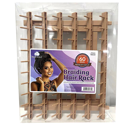 Braiding hair rack