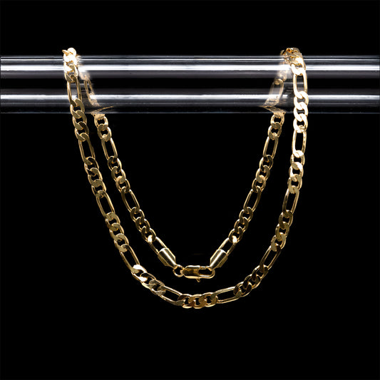 C & L chain necklace gold 6mm 20“. CN30620G