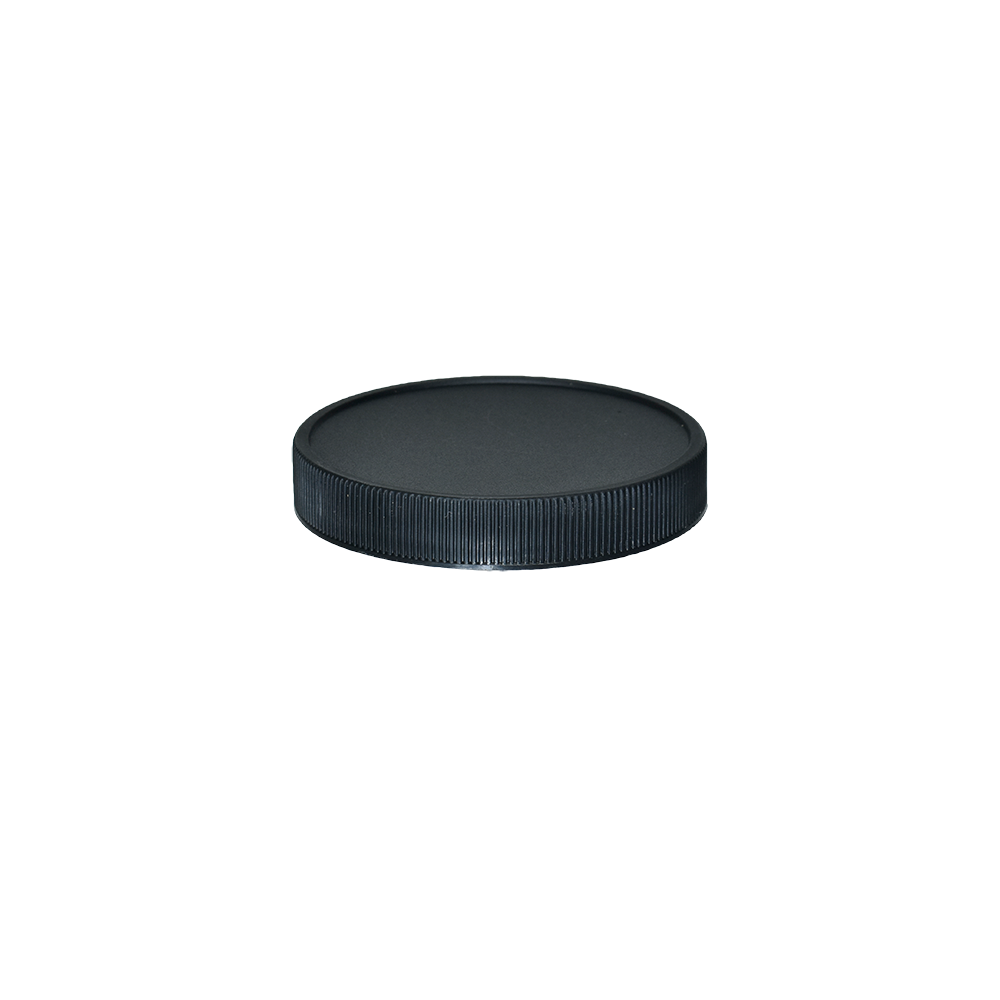 32 oz. Clear Glass Jar with Black Plastic Cap (70/400) (V6) (V6)