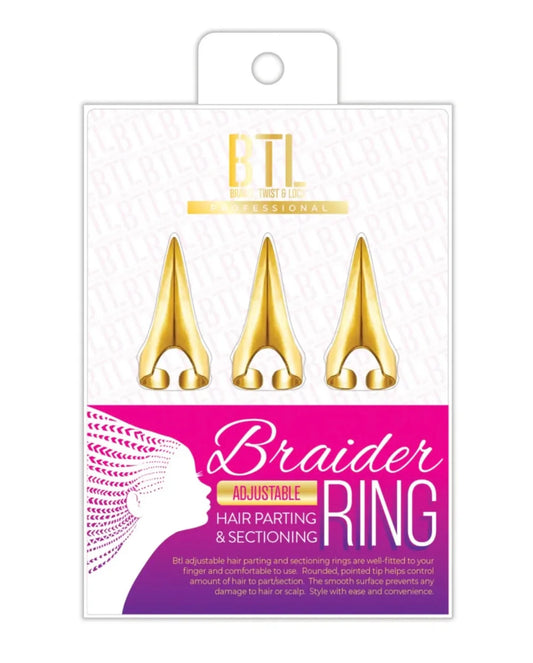 BTL hair parting ring. Gold. BTLT06-G