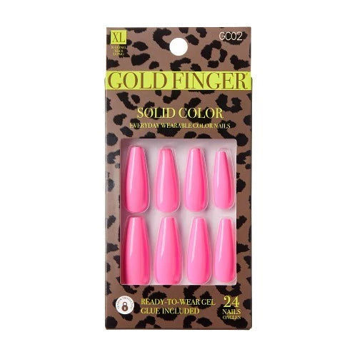 Gold finger Trendy nails. GC02