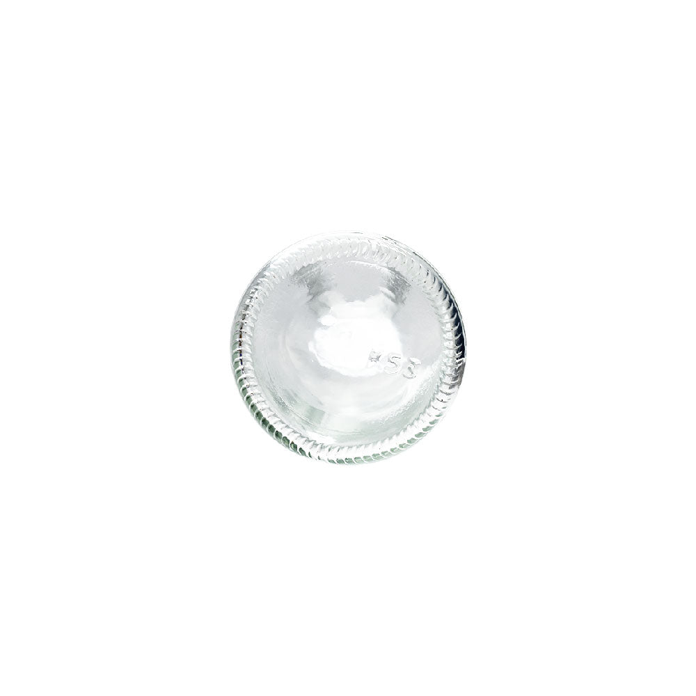 4 oz. Clear Boston Round with Black Cream Pump (22/400) (V23) (V20)