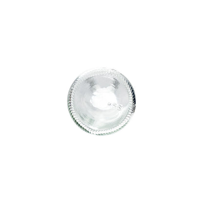 4 oz. Clear Boston Round with Black Cream Pump (22/400) (V23) (V20)
