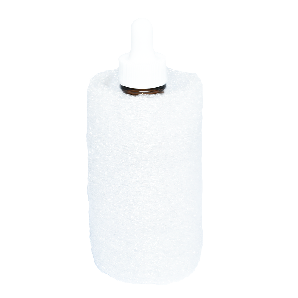 4 oz. Amber Boston Round with White Glass Dropper (22/400) (V5) (V8)