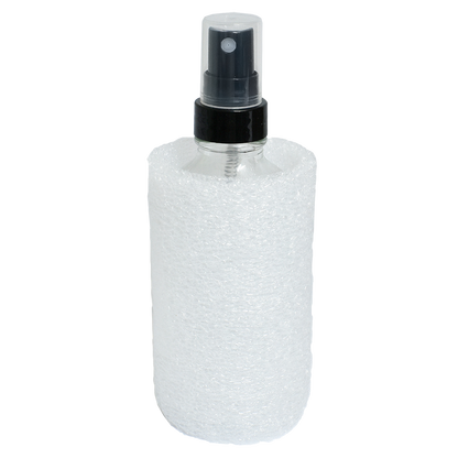 4 oz. Clear Boston Round with Black Fine-Mist Sprayer (Smooth) (22/400) (V22) (V20)