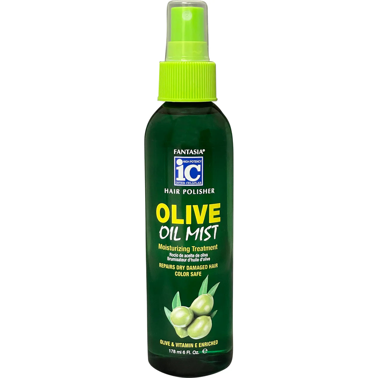 I C Fantasia Hair Polisher olive oil mosturizing mist