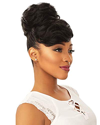 Sensationnel instant Bun with bangs. CARLA