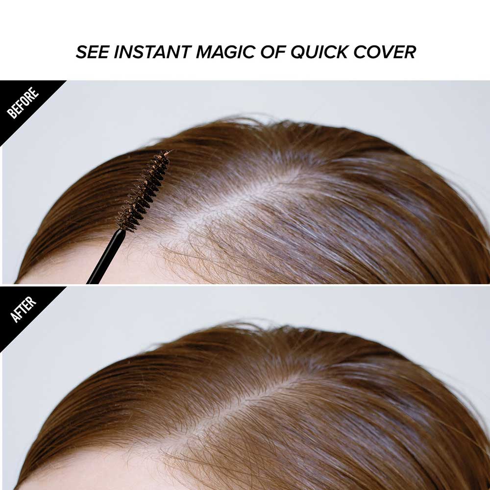 Red by kiss quick cover root touch up. Medium brown. BGC03