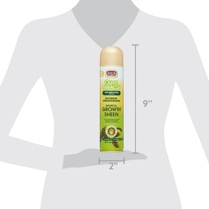 African pride olive miracle growth sheen