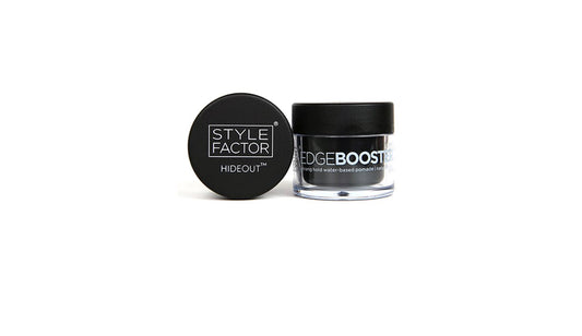 Edgebooster hideout pomade natural black. 3.38 oz