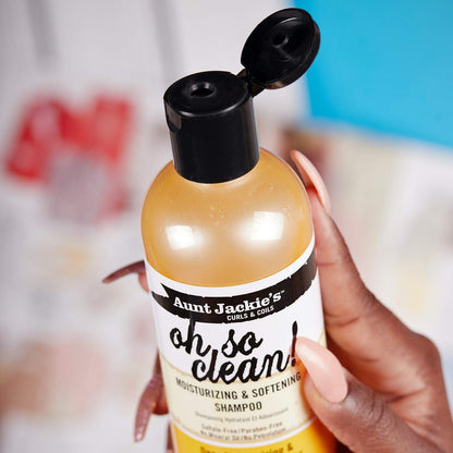 Aunt Jackie's  Oh so clean moisturizing & softening Shampoo. 12 oz