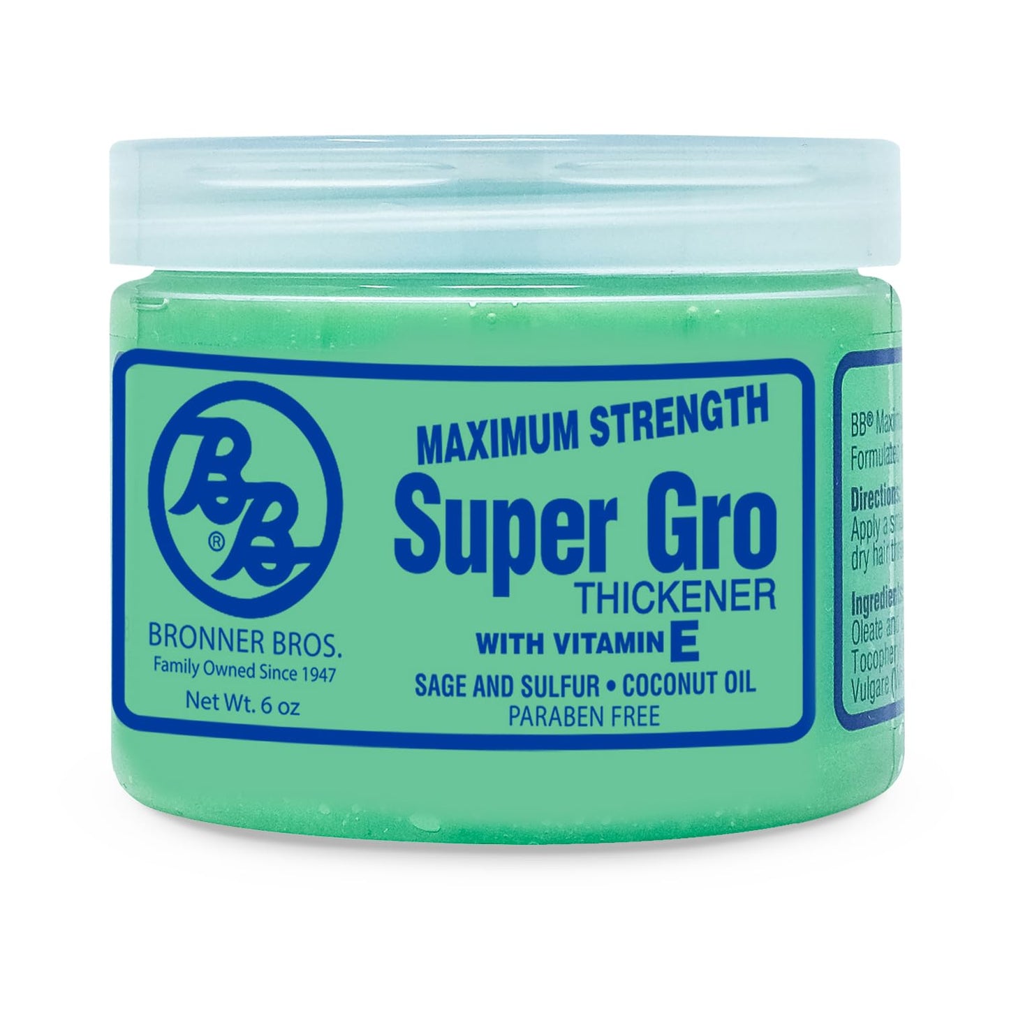 BB Super Gro Thickener with Vitamin E. Maximum Strength