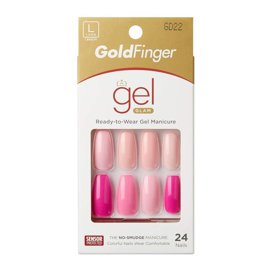 Gold finger Trendy nails. GC22