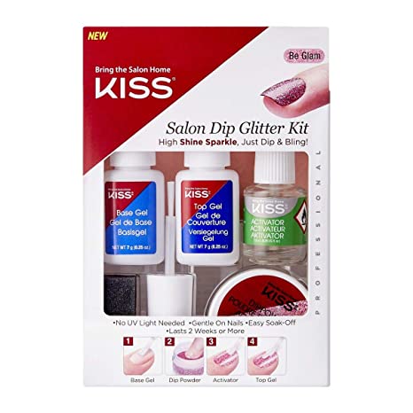 Kiss salon dip glitter kit. KSDG01