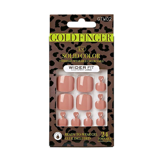 Gold finger Toe nails. GTW02