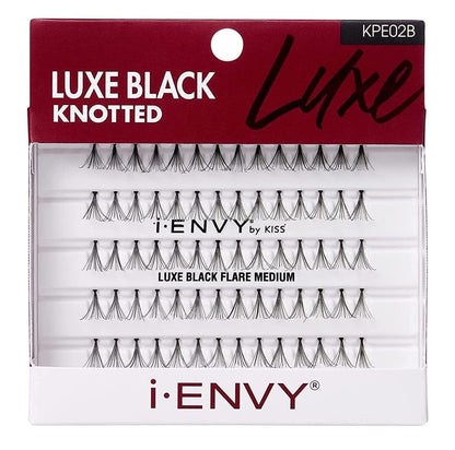 I ENVY LUXE BLACK INDIVIDUAL LASHES. MEDIUM. KPE02B