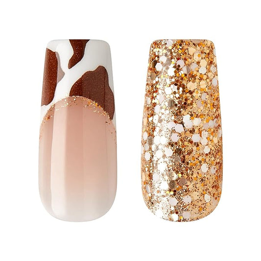 Gold Finger Trrendy nails. GD04