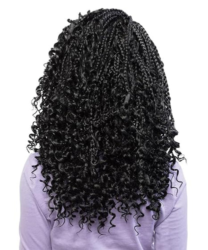 MANE CONCEPT AFRI NAPTURAL 3X KIDS CROCHET BOHO BOX BRAID. 8"/9"/10". KR305