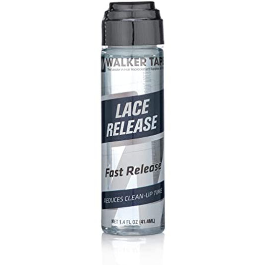 Walker tape lace release dab on