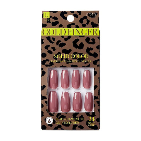 Gold finger Trendy nails. GC40