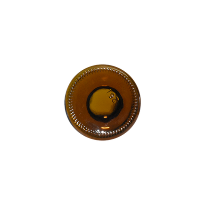 8 oz. Amber Boston Round with Black Trigger Sprayer (28/400) (V23) (V6)