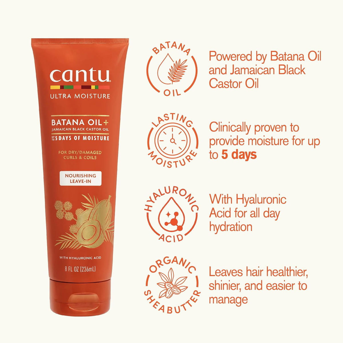 Cantu Batana Leave-IN Conditioner. 8oz