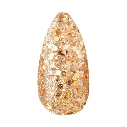 Gold Finger Gel Nails. Gf93