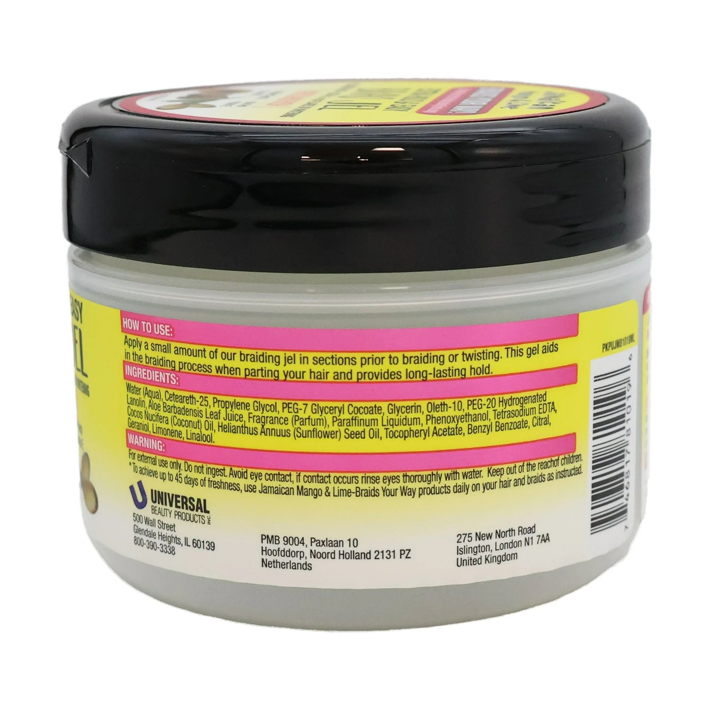 Jamaican mango lime braid gel