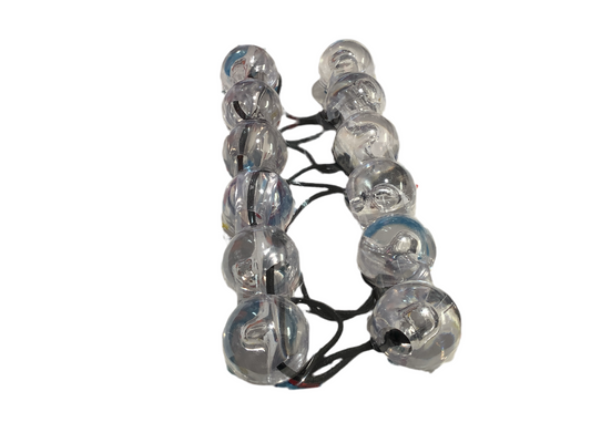 Laurena hair balls/ponytail holders. Clear.  6pcs