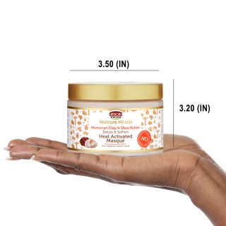 African Pride Moisture  Miracle Moroccan Clay & Shea Butter Masque, 12oz