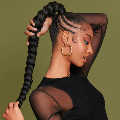 African Pride Braid Sheen Spray. Tension relief & shine