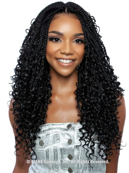 MANE CONCEPT AFRI NAPTURAL CROCHET 3X BOHO 100 BRAID 14"/16/18". BOX1001